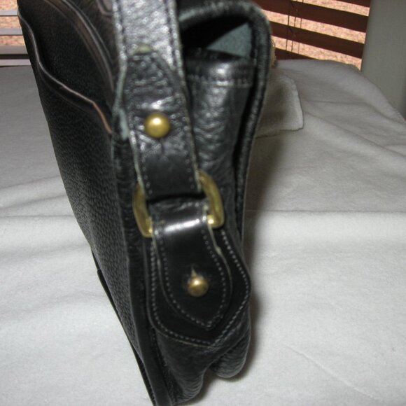 Vintage Dooney & Bourke Regal Mini Briefcase / Large Carrier Black Bag - Picture 13 of 15